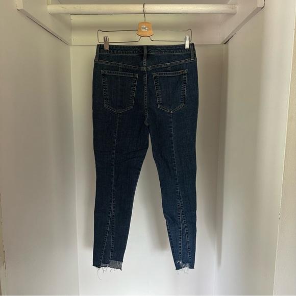 Anthropologie (ella moss) dark wash high rise skinny ankle Jean size 28 - Picture 5 of 7